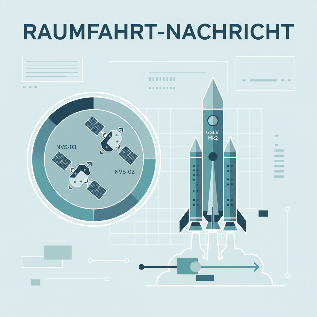 Indischer Navigationssatellit NVS-03 für Start im Oktober 2026 vorbereitet
